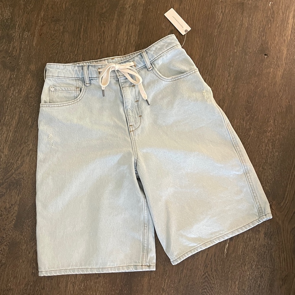 Anthropologie Pilcro Classic Bermuda Denim Shorts